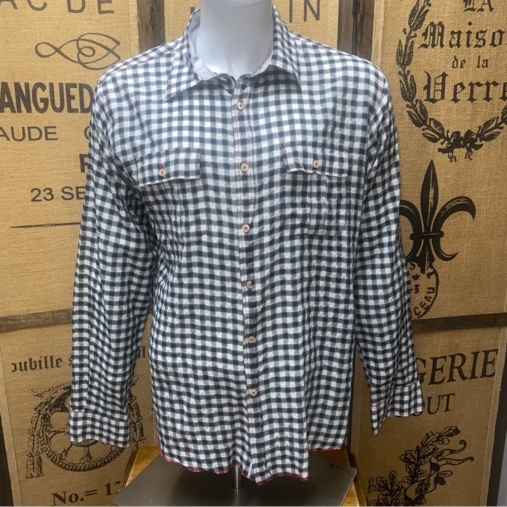 Shirt by Shirt Atelier Casual Button Up Shirt, XL